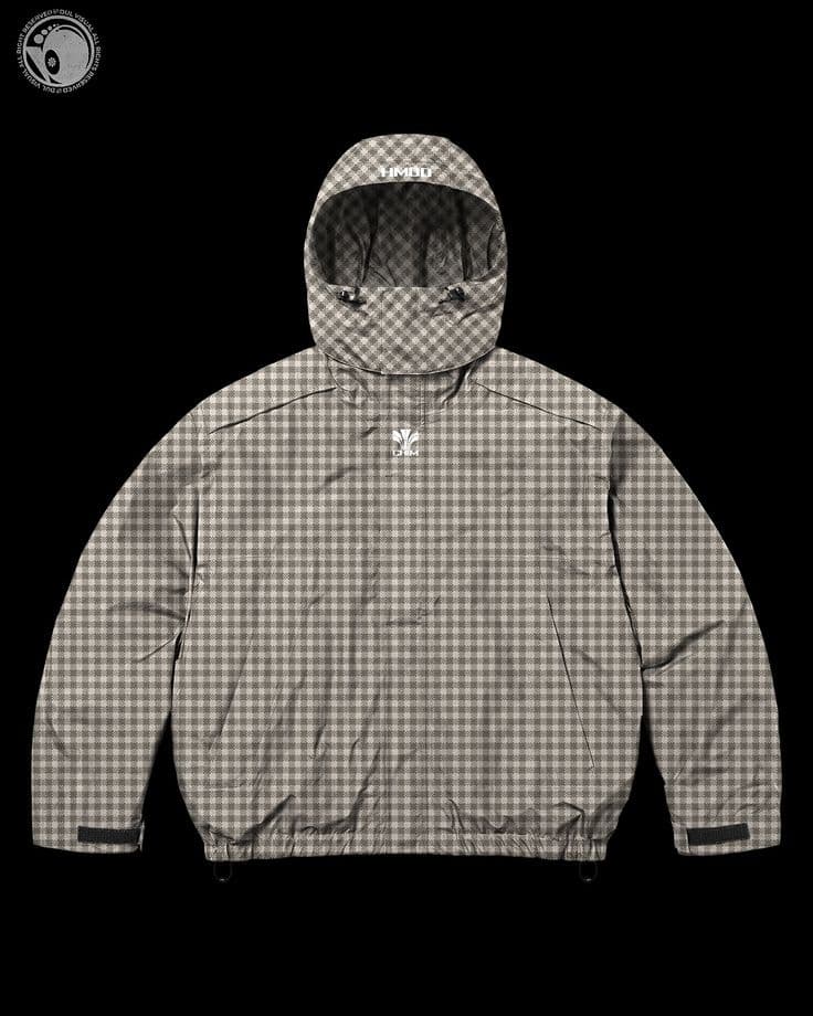 Void Check Hooded Shell