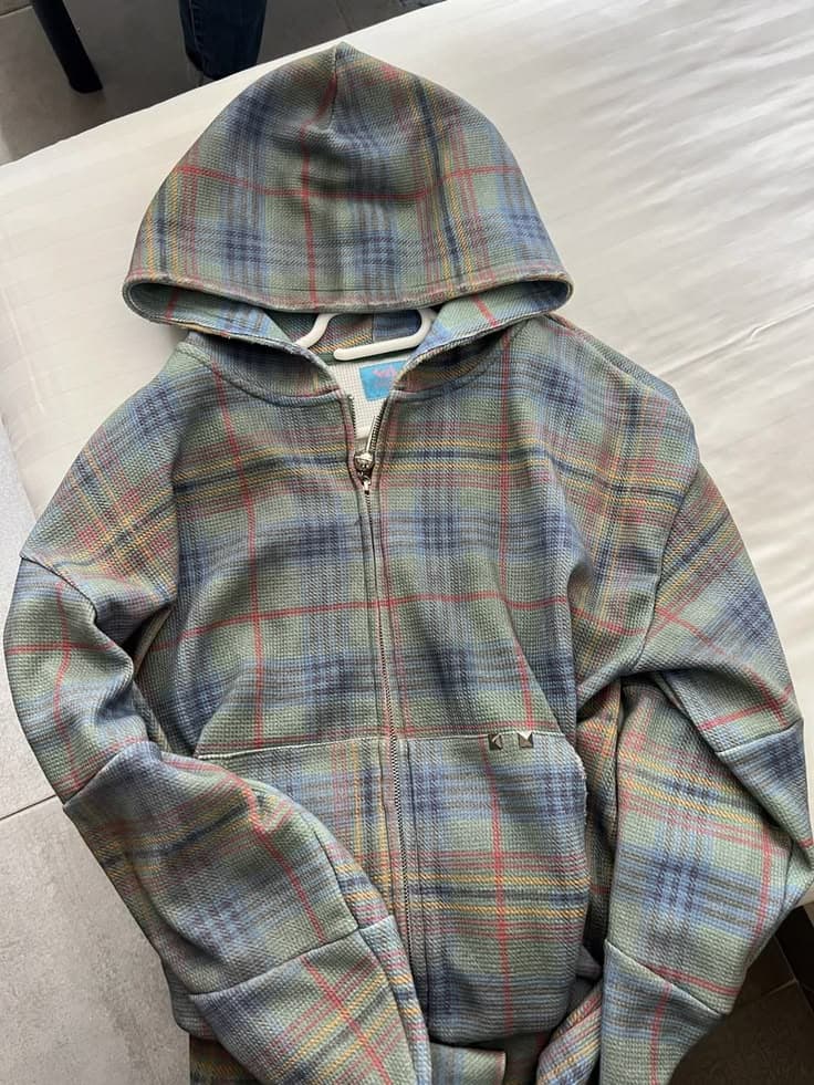 Lumen Plaid Zip Hood