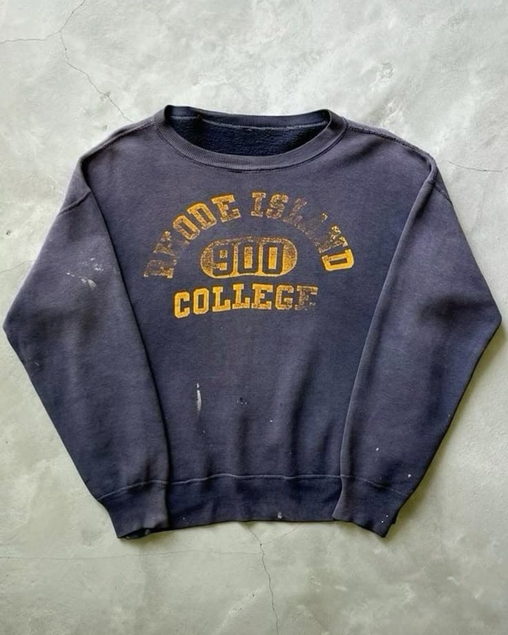 Rhode Island Faded Crewneck