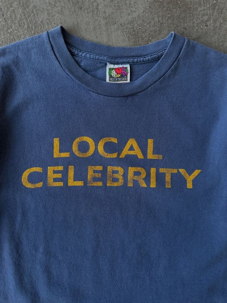 Local Celebrity Faded Tee