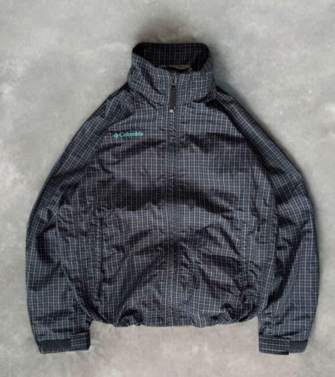 Grid Check Shell Jacket