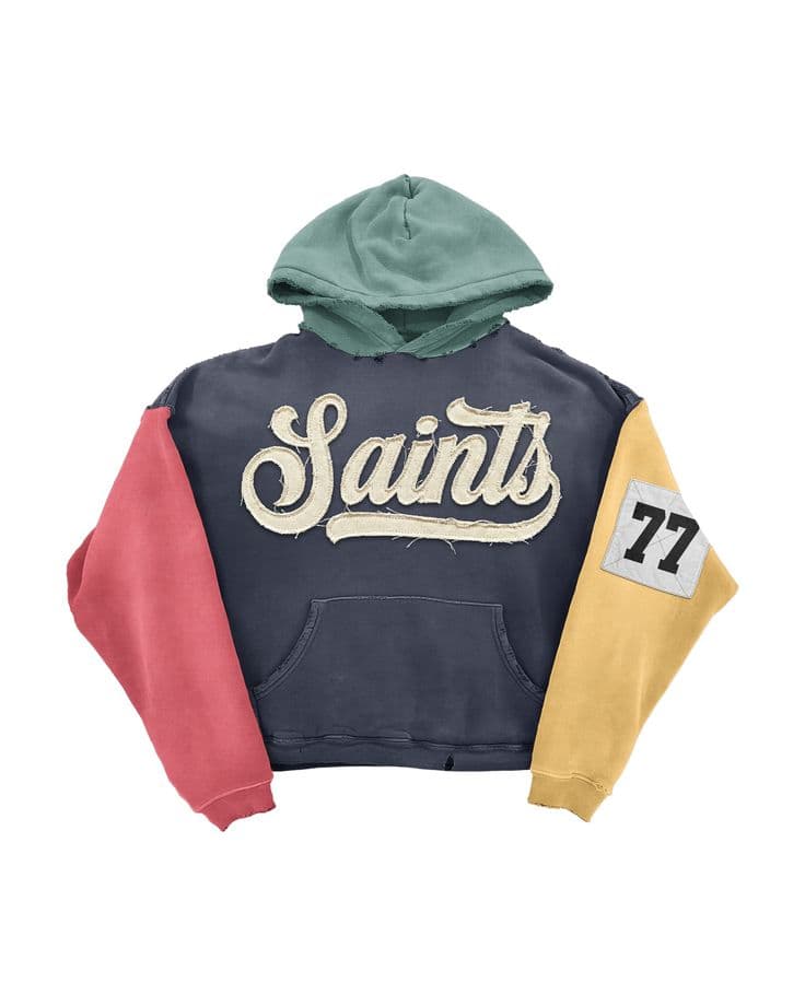 Saints Patchwork Hoodie