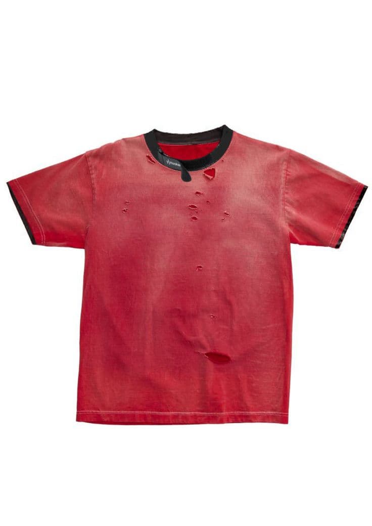 Distressed Ringer Tee