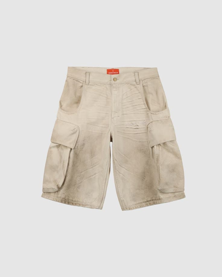 Distressed Cargo Short
